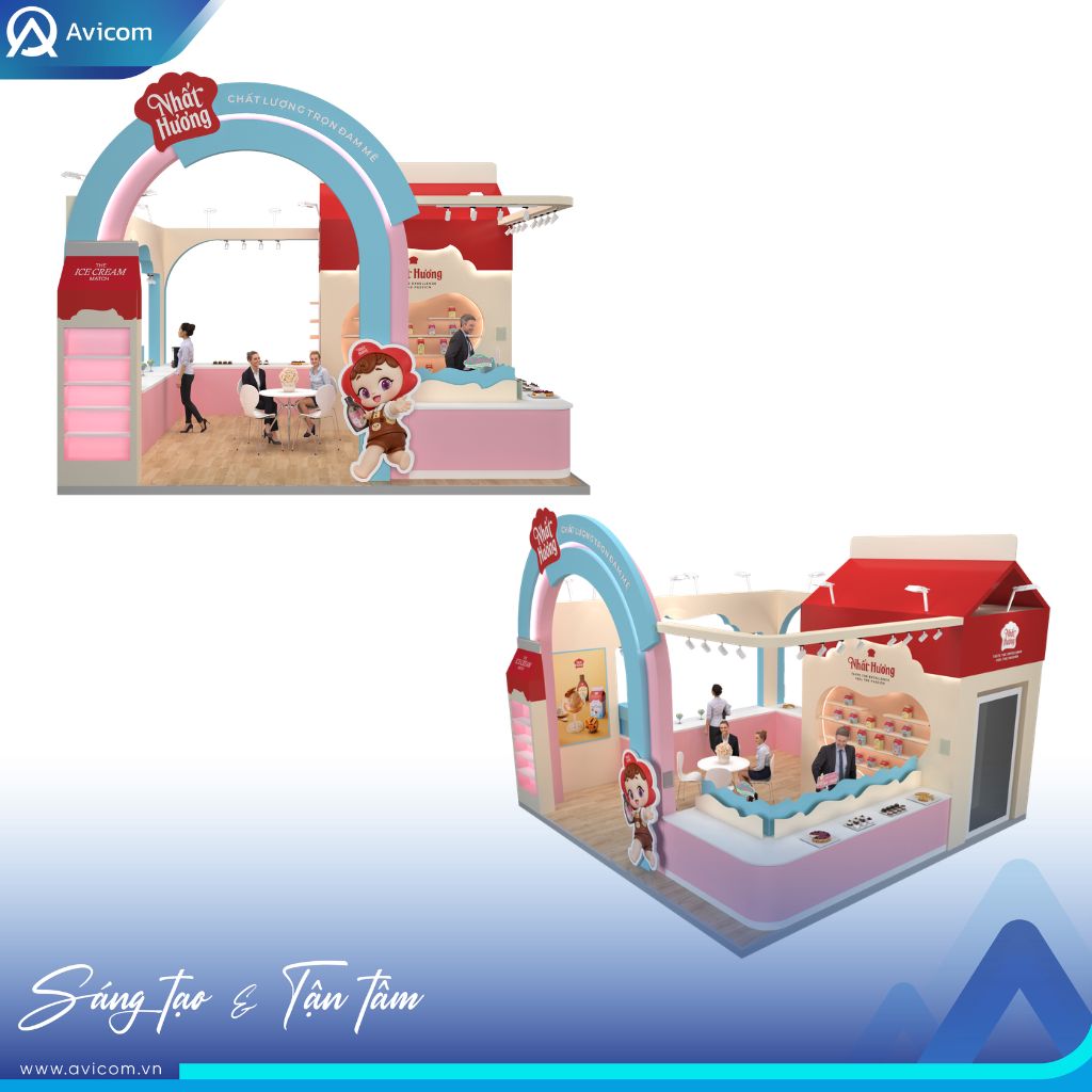 NHẤT HƯƠNG TẠI VIETNAM ICE CREAM EXPO 2026 – BIẾN GIAN HÀNG THÀNH “THẾ GIỚI VỊ NGỌT”